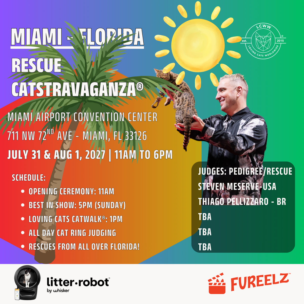Miami Rescue CATSTRAVAGANZA® July 31 - August 1 2027