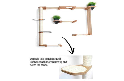 The Gardens - Modern Cat Tree with Plants