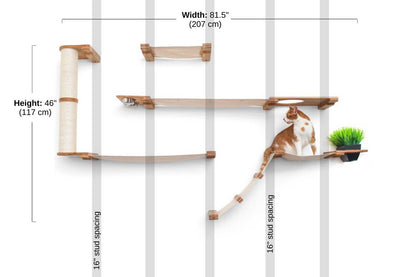 The Bunker - Multi Level Cat Tree with Perch