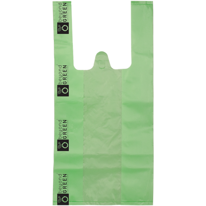 beyondGREEN Dog Waste Bags with Handles – 100 Count – Made in USA, Easy-Tie Handle Bags, Extra-Strong