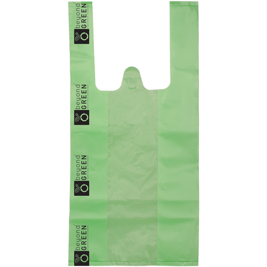 beyondGREEN Dog Waste Bags with Handles – 100 Count – Made in USA, Easy-Tie Handle Bags, Extra-Strong