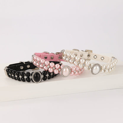 Pet Luxury Pearl Dog & Cat Collar