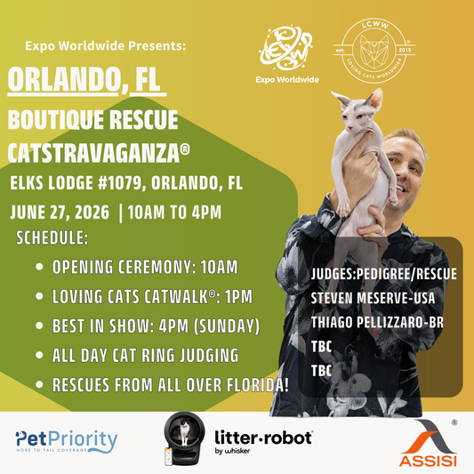 Orlando Boutique Rescue CATSTRAVAGANZA® Saturday, June 27, 2026