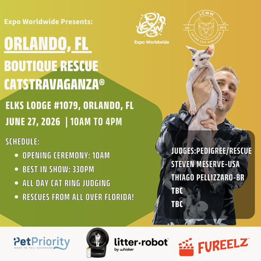 Orlando Boutique Rescue CATSTRAVAGANZA® Saturday, June 27, 2026