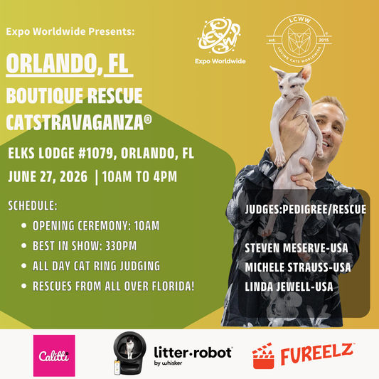 Orlando Boutique Rescue CATSTRAVAGANZA® Saturday, June 27, 2026