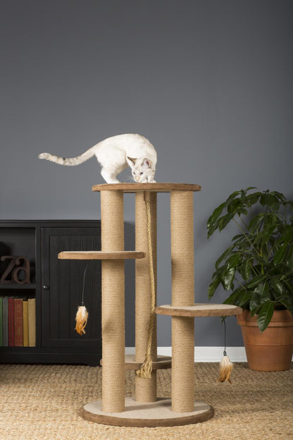 Prevue Kitty Power Paws® Multi‑Tier Cat Scratching Post (37" H)