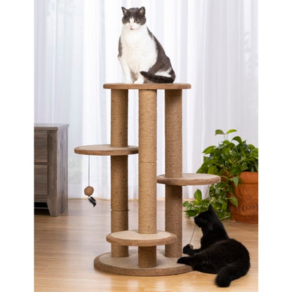 Prevue Kitty Power Paws® Multi‑Tier Cat Scratching Post (37" H)