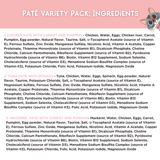 Paté Variety Pack, 2.8-oz