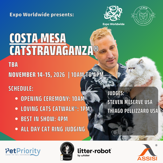 Costa Mesa CATSTRAVAGANZA® Saturday & Sunday November 14-15, 2026
