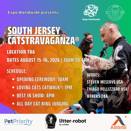 South Jersey CATSTRAVAGANZA® Saturday & Sunday August 15-16, 2026