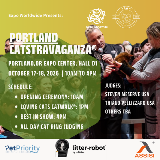 Portland CATSTRAVAGANZA® Saturday & Sunday October 17-18, 2026