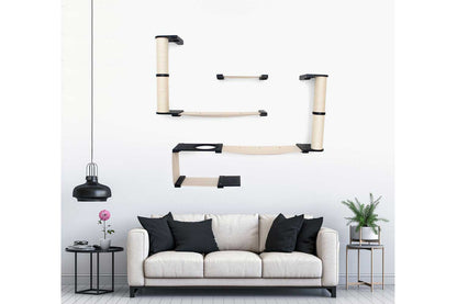 The Roman - A Wall Mounted Cat Scratcher Tree