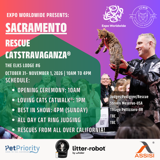 Sacramento Rescue CATSTRAVAGANZA® Saturday and Sunday October 31- November 1 2026