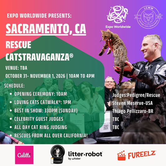 Sacramento Rescue CATSTRAVAGANZA® Saturday and Sunday October 31- November 1 2026