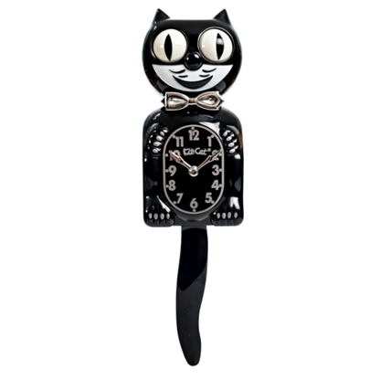Retro Black Kitchen Edition Kit-Cat Klock
