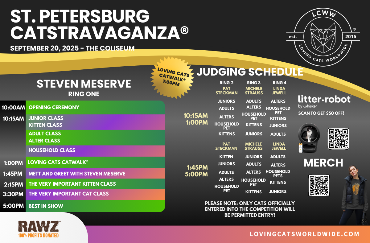 St. Petersburg CATSTRAVAGANZA® September 20th, 2025