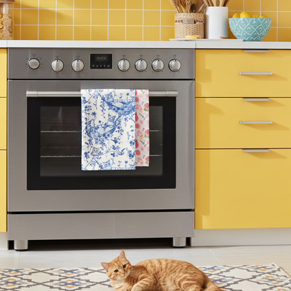 Tea Towels with Cat Designs
