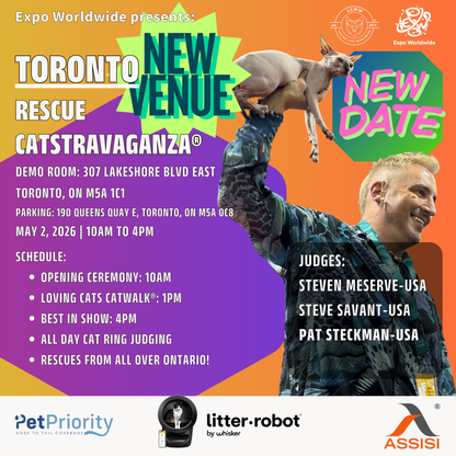 Toronto Rescue CATSTRAVAGANZA® Saturday, May 2, 2026
