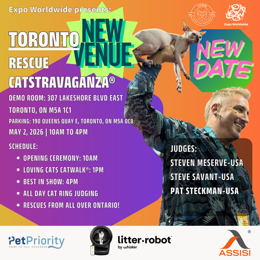 Toronto Rescue CATSTRAVAGANZA® Saturday, May 2, 2026