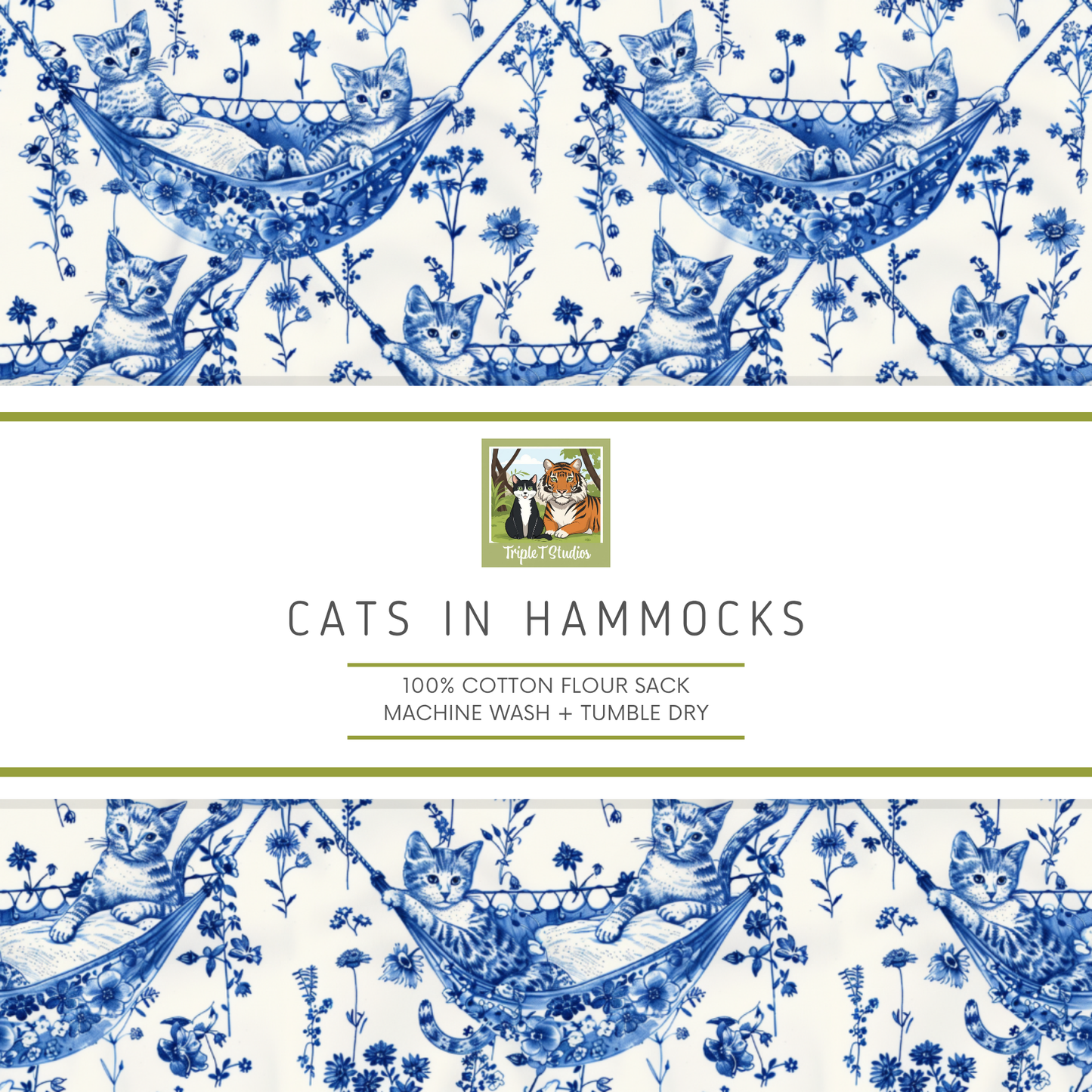 Tea Towels with Cat Designs