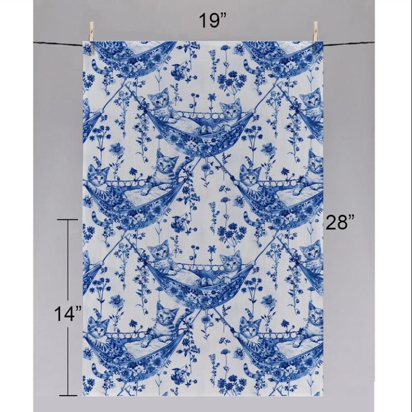 Tea Towels with Cat Designs