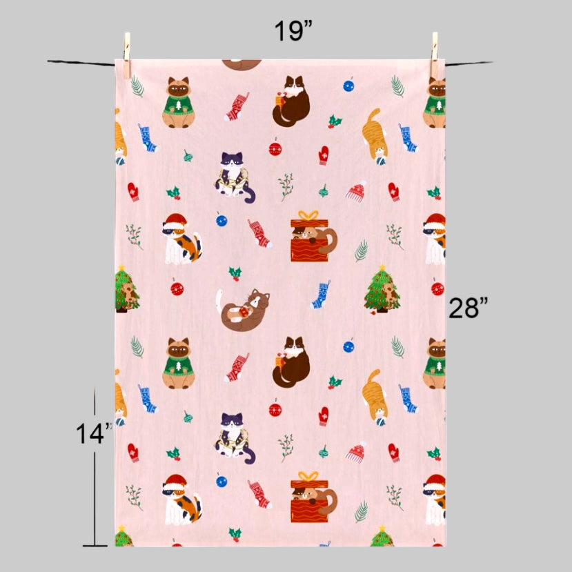 Tea Towels with Cat Designs