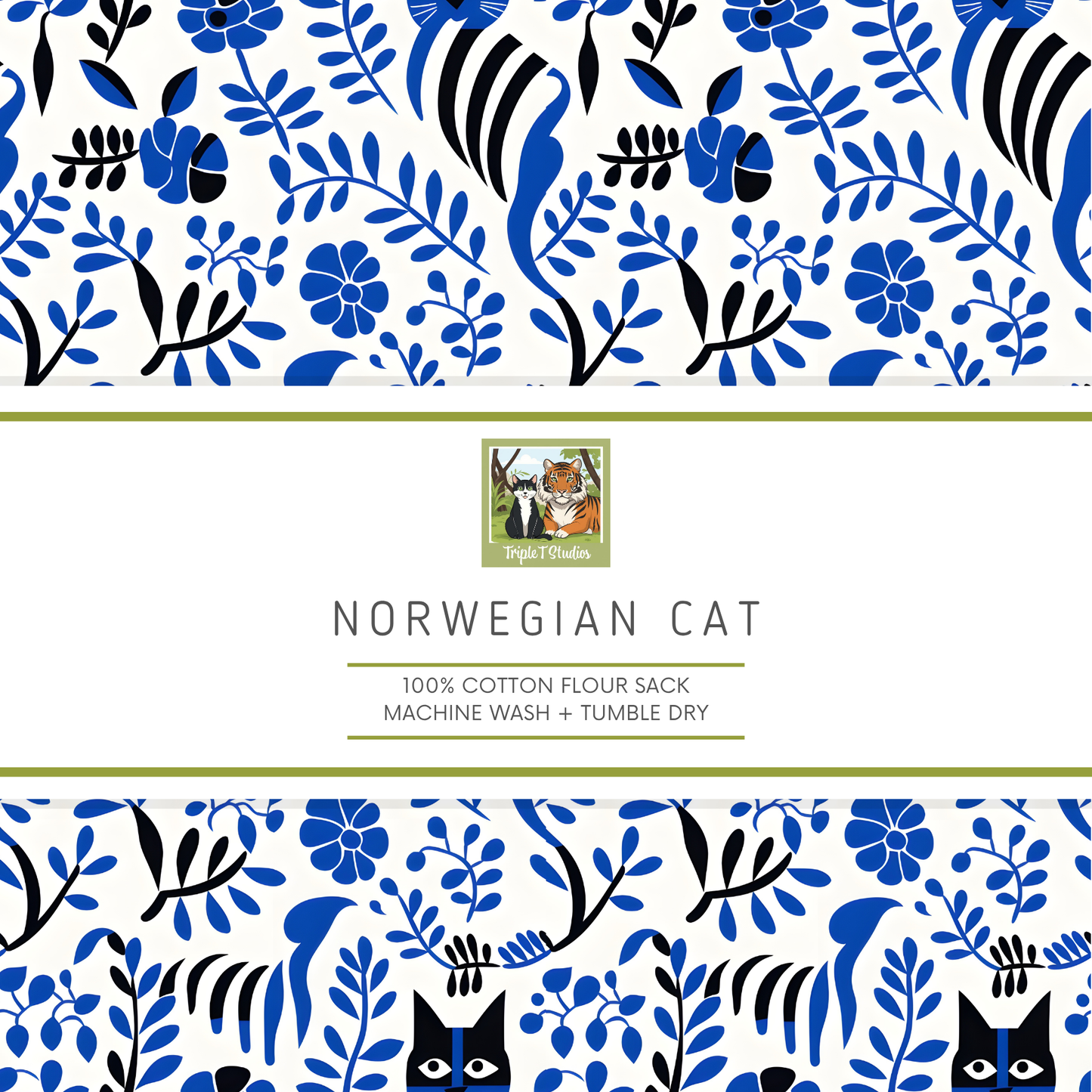 Tea Towels with Cat Designs