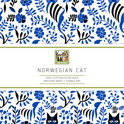 Tea Towels with Cat Designs