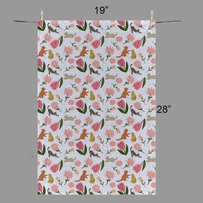 Tea Towels with Cat Designs