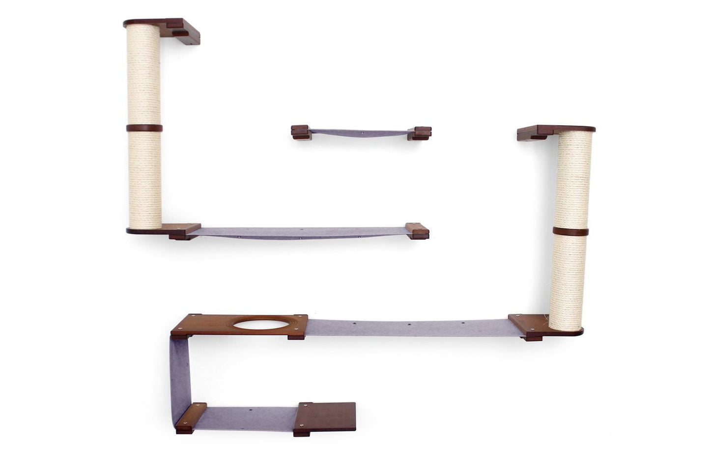 The Roman - A Wall Mounted Cat Scratcher Tree