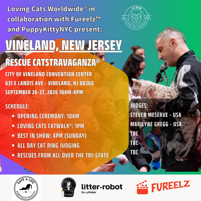 Vineland RESCUE CATSTRAVAGANZA® Saturday & Sunday September 26-27, 2026