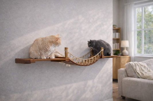 Cat Wall Bridge and Shelf Set