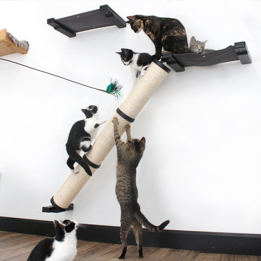 Slanted Cat Scratcher for Wall