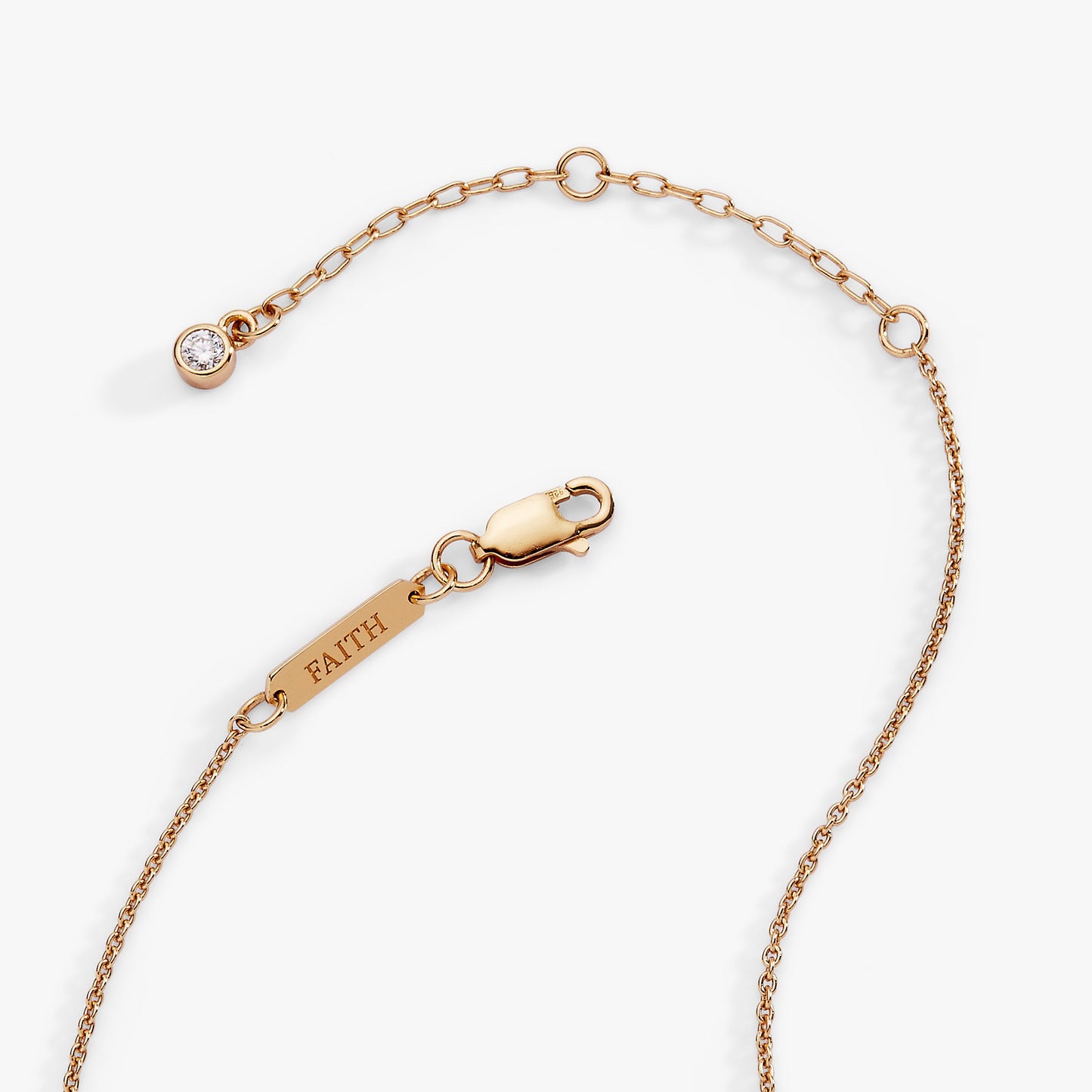 Cross Delicate Pave Crystal Pendant Necklace