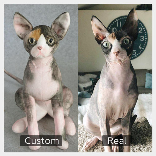 Custom Stuffed Pet – Realistic Plush Memorial Gift Keepsake