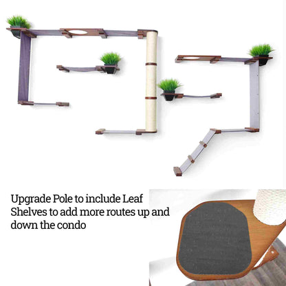 The Gardens - Modern Cat Tree with Plants