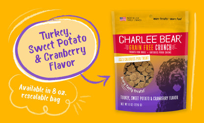Charlee Bear Grain Free Crunchy Treats  - 8 oz
