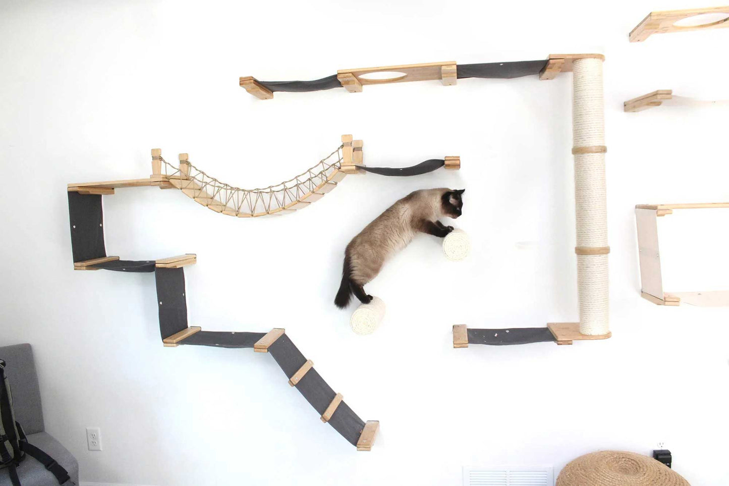 The Juggernaut - Indoor Cat Playground for Wall