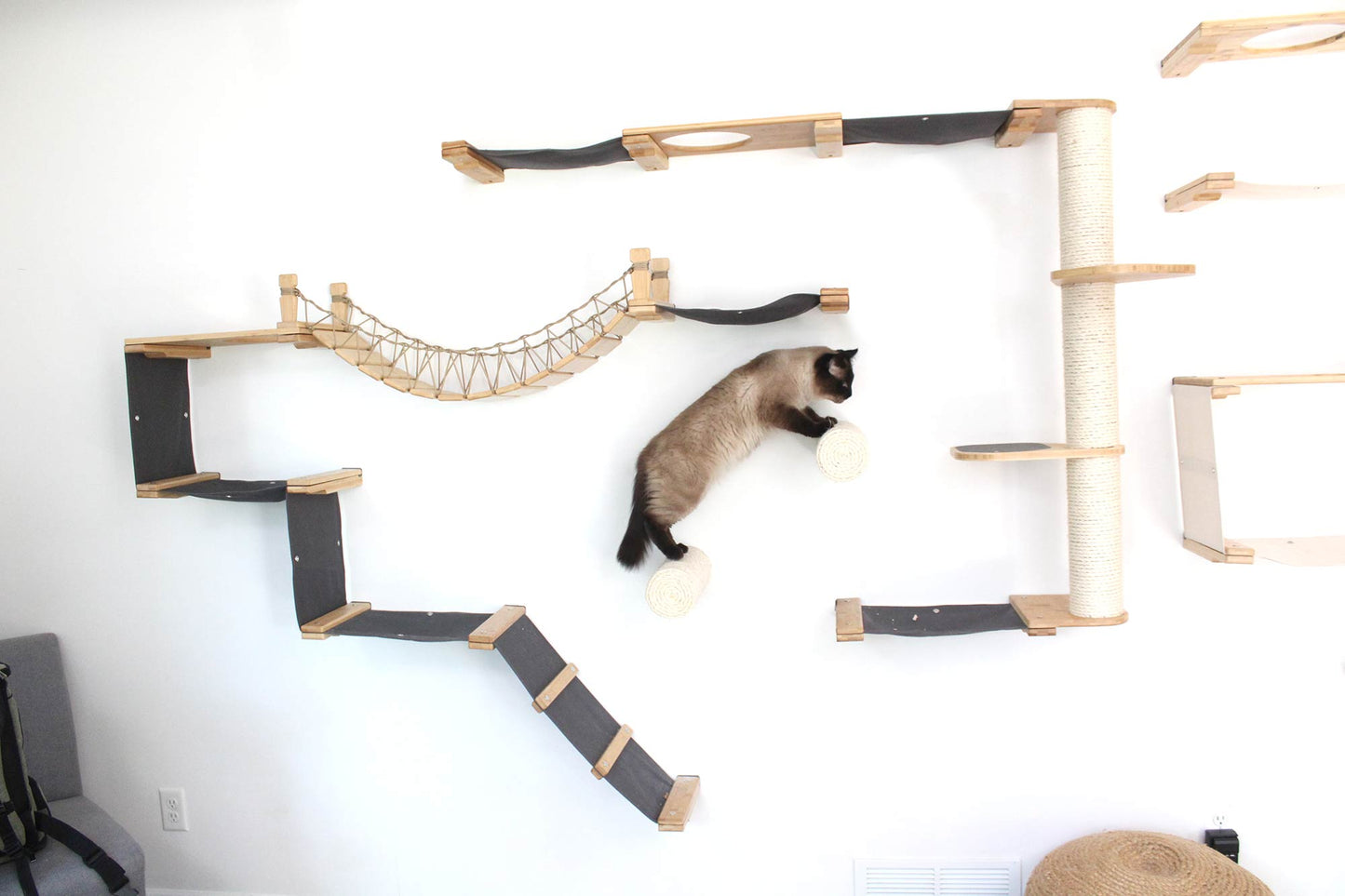 The Juggernaut - Indoor Cat Playground for Wall