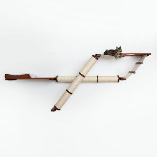 The Plateau - Horizontal Cat Scratcher Bed Set