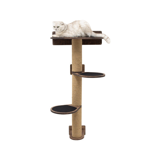 Medium Cat Tree – Dark Walnut