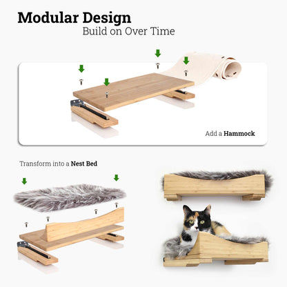 Wall Mounted Cat Shelf