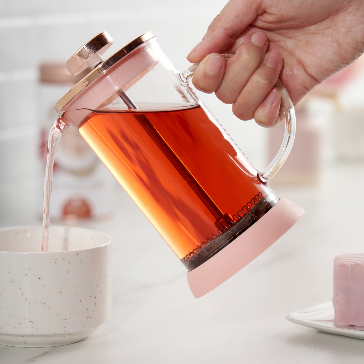 Riley Mini Glass Tea Press Pot