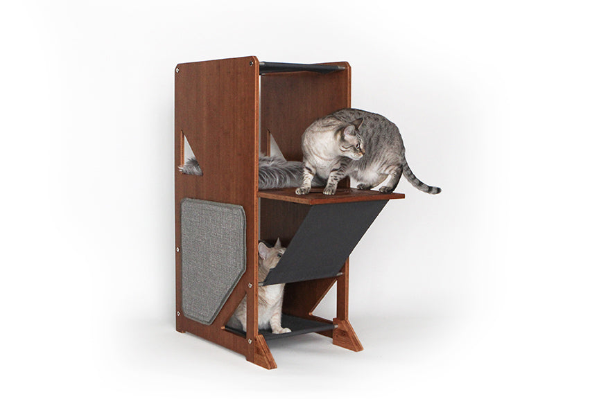 The Overlook - Sturdy - Bamboo Cat Tree