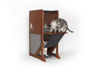 The Overlook - Sturdy - Bamboo Cat Tree