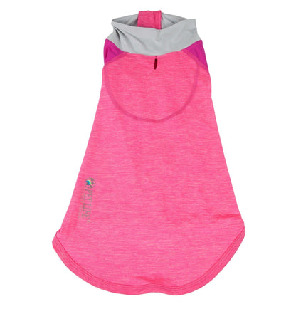 Pet Life ® Active 'Chewitt Wagassy' 4-Way-Stretch Yoga Fitness Long-Sleeve Dog T-Shirt
