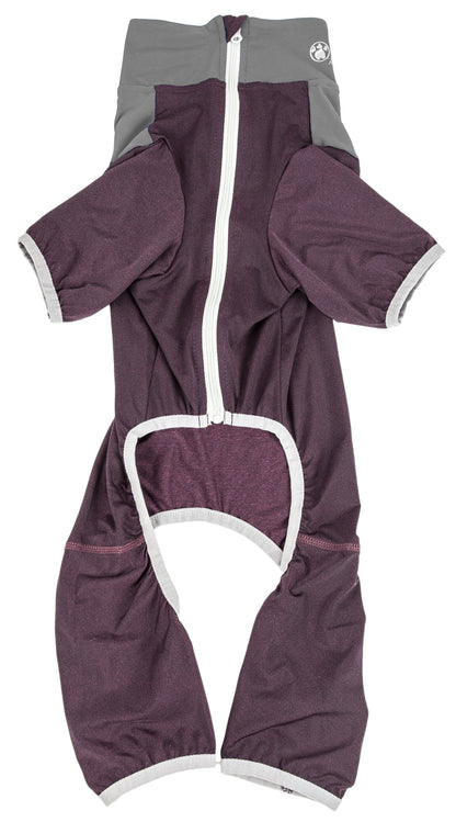 Pet Life ®  Active 'Embarker' 4-Way Stretch Fitness Yoga Full Body Dog Tracksuit
