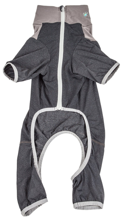 Pet Life ®  Active 'Embarker' 4-Way Stretch Fitness Yoga Full Body Dog Tracksuit