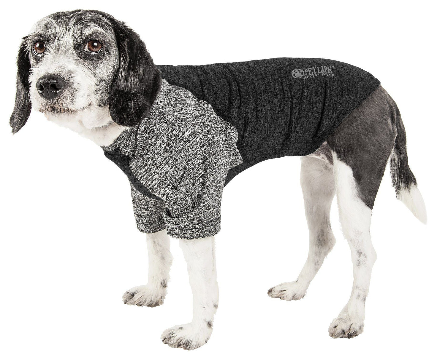 Pet Life ® Active 'Hybreed' 4-Way-Stretch Fitness Performance Dog T-Shirt