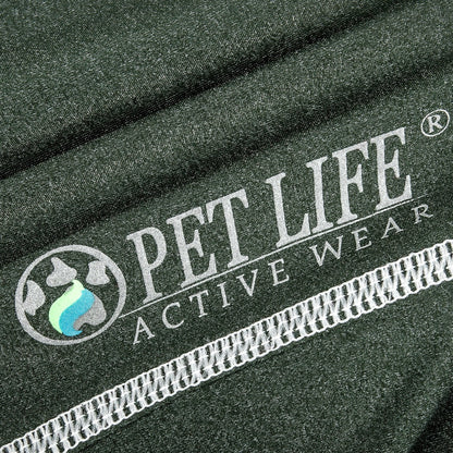 Pet Life ®  Active 'Racerbark' 4-Way-Stretch Yoga Fitness Dog T-Shirt Tank Top